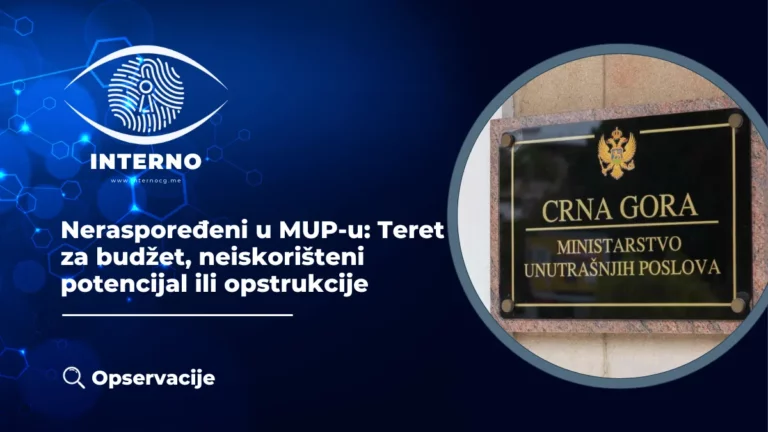 Neraspoređeni u MUP-u: Teret za budžet, neiskorišteni potencijal ili opstrukcije