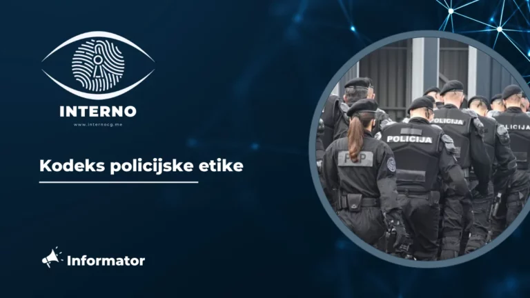 Kodeks policijske etike – između lijepih želja i realnosti