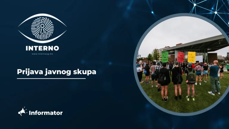 Prijava javnog skupa