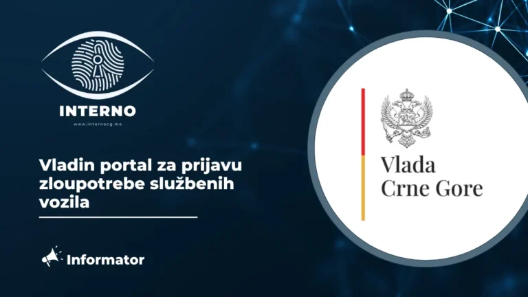 Vladin portal za prijavu zloupotrebe službenih vozila