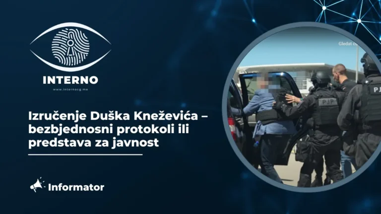 Izručenje Duška Kneževića – bezbjednosni protokoli ili predstava za javnost