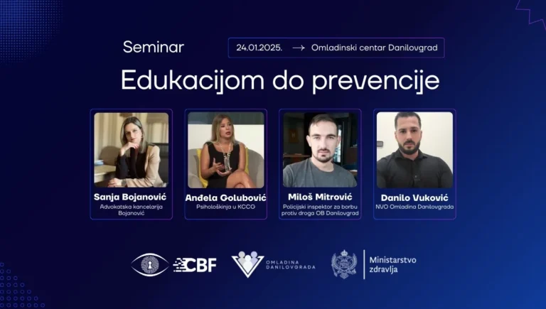 Edukacijom do prevencije upotrebe PAS