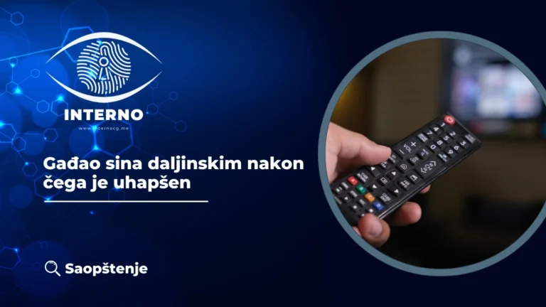 Gađao sina daljinskim nakon čega je uhapšen