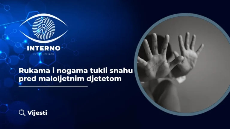 Rukama i nogama tukli snahu pred maloljetnim djetetom