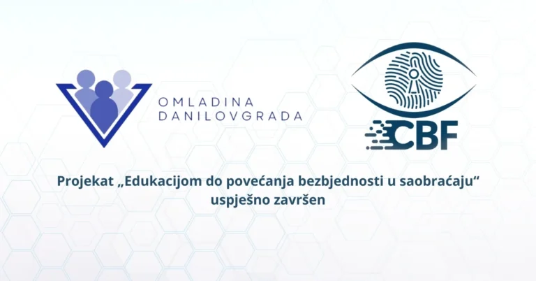 Projekat „Edukacijom do povećanja bezbjednosti u saobraćaju“ uspješno završen